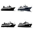 boat silhouette, ship silhouette, ship vector, ship svg, ship png, boat, sea, yacht, ship, water, cruise, luxury, ocean, travel, vessel, speed, transportation, motorboat, motor, ferry, vacation, fishi
