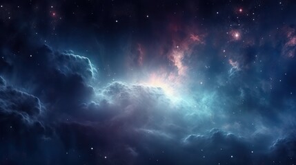 Wall Mural - Beautiful sky galaxies in the night. Stunning nebula celestial display in deep space