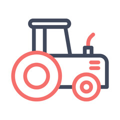 Wall Mural - Tractor Icon