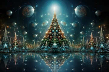 Poster - fantasy christmas tree