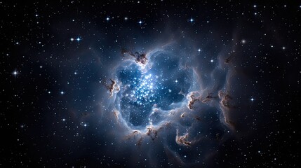 Wall Mural - Creative nebula in space