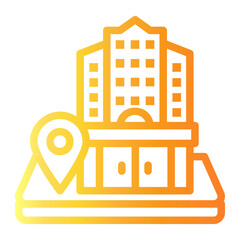 Poster - hotel location icon