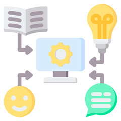 X Api Flat Icon