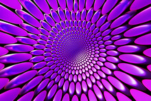 Beautiful Multicolor Kaleidoscope Texture. Unique Kaleidoscope Design. Digital Abstract Pattern, 3D Illustration