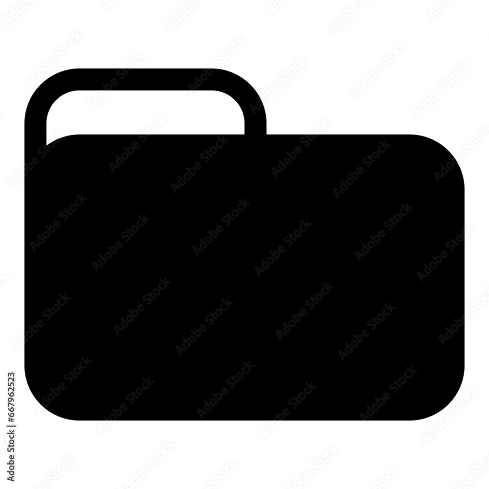 Folder icon for organized digital storage Stock Photo | Adobe Stock