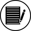 Content Writing Icon Style