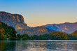 Julian Alps And Lake Bled At Sunrise In Slovenia