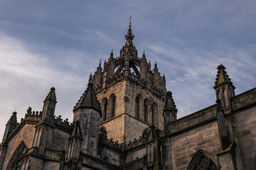 Wall Mural - St Giles Cathedral Tower In Edinburgh, Scotland, UK