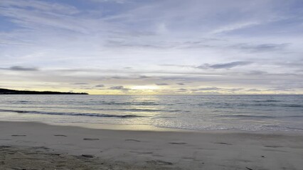 Wall Mural - sunset on the beach