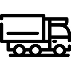 Wall Mural - Cargo Truck Icon