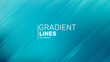 Dynamic mint lines background. Gradient teal background. Modern stripped background with shadow lines.