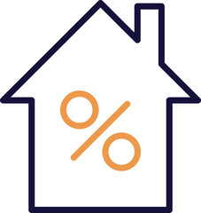 Poster - House loan icon