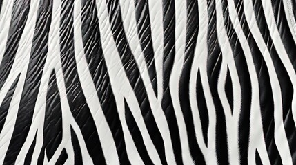 Poster - Zebra like retro pattern smooth animal skin design