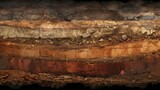 Fototapeta  - Underground view of soil layers