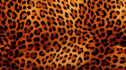 Poster - Seamless design with leopard s skin pattern