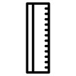 ruler  line icon 