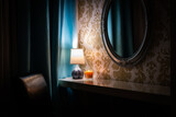 Fototapeta  - Lustro lampka w hotelu