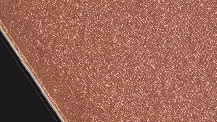 Sticker - Professional eyeshadow palette, macro. Professional eyeshadow make-up palette background, close-up. Bright brown eye shadows. Cosmetics backdrop. 4K.