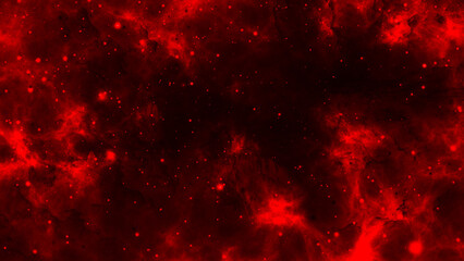 Wall Mural - universe with stars, nebulae and galaxy. blue dark night sky with many stars. artistic visualization