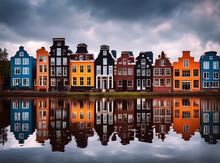 Amsterdam Netherlands City - Created With Generative AI Technology