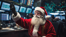 Santa Claus Business Results Wallstreet Rally Christmas