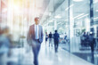 © VIRTUALISTIK - Professional workspace hall. Business background