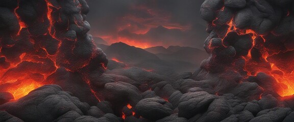 Canvas Print - lava wallpaper.