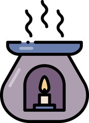 Wall Mural - Aroma burner icon