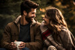 © Jomar - Autumn's Warm Embrace: A Lovely Couple Cherishing Moments Outdoors