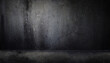 dark and black wall halloween background concept black concrete dusty for background horror cement texture