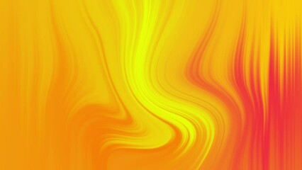 Wall Mural - Animated orange fluid background. Colorful liquid gradually changes. Bright smooth gradient animation.