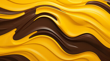 Wall Mural - abstract colorful background with waves. Generative AI
