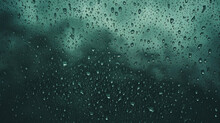 Rain Drops On Glass Window, Texture