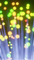 Poster - abstract background with bokeh