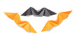 © Pixel-Shot - Different origami bats on white background