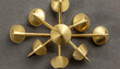 brass tack top view