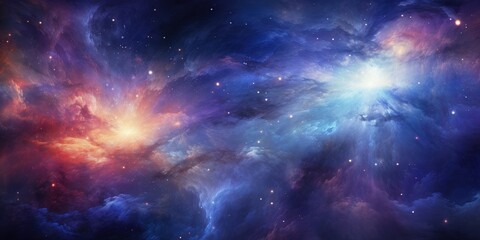 Wall Mural - Abstract Celestial Dreamscape: An image resembling an ethereal dreamscape with celestial bodies, galaxies, and cosmic swirls in rich, cosmic hues, offering a sense of wonder