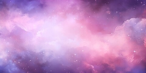 starry sky in pink and lilac: an abstract vision of a starry night sky in shades of pink and lilac, 