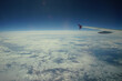 上空を飛行中の旅客機から撮影した雲海 （2022年5月）