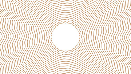 round zigzag wave line abstract background design template