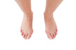 © vectorfusionart - Digital png photo of feet of caucasian woman on transparent background