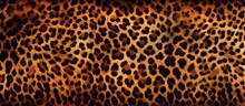 Seamless Background With Print Texture Resembling A Leopard Pattern