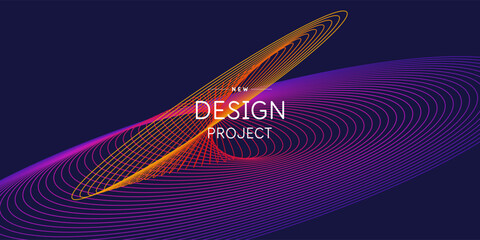 Poster - Abstract geometric background of simple shapes. A template for design and creativity.