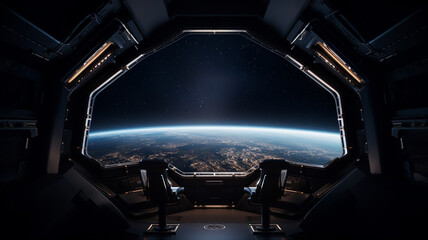 The horizon seen from space