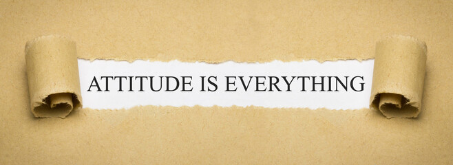 Wall Mural - Attitude is Everything