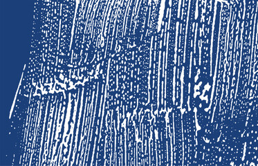 Wall Mural - Grunge texture. Distress indigo rough trace. Extra