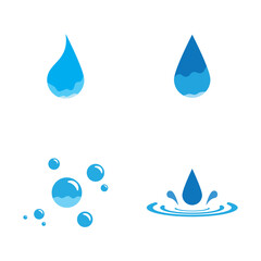 Poster - icon set of water vector