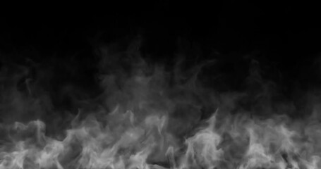 Wall Mural - smoke slowly floating through space
