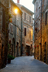 Naklejka na meble Radicofani, historic town in Tuscany