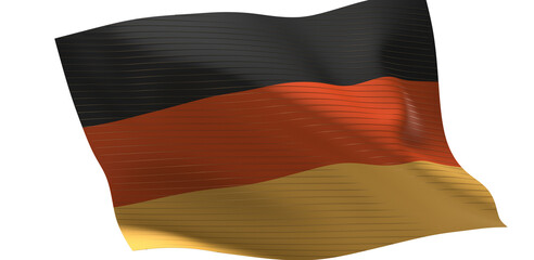 Wall Mural - Germany flag. Flag with a beautiful glossy silk